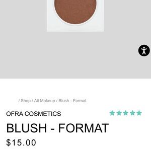OFRA blush in Format color